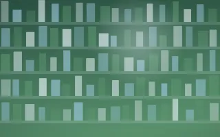 Clear Day Dark Academia IV — light blue and green dark-academia background, variation IV