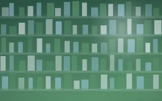 Clear Day Dark Academia V — light blue and green dark-academia background, variation V