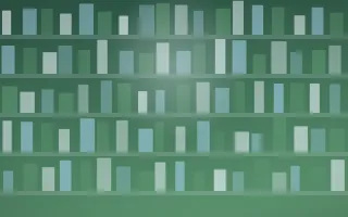 Clear Day Dark Academia VIII — light blue and green dark-academia background, variation VIII