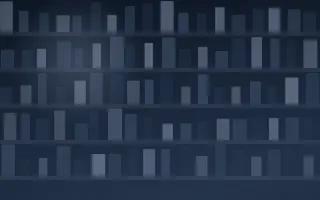 Moonlight Dark Academia VI — dark blue dark-academia background, variation VI