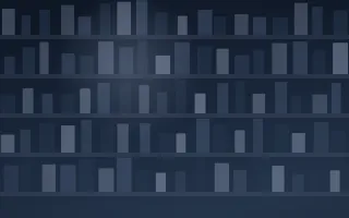 Moonlight Dark Academia VII — dark blue dark-academia background, variation VII