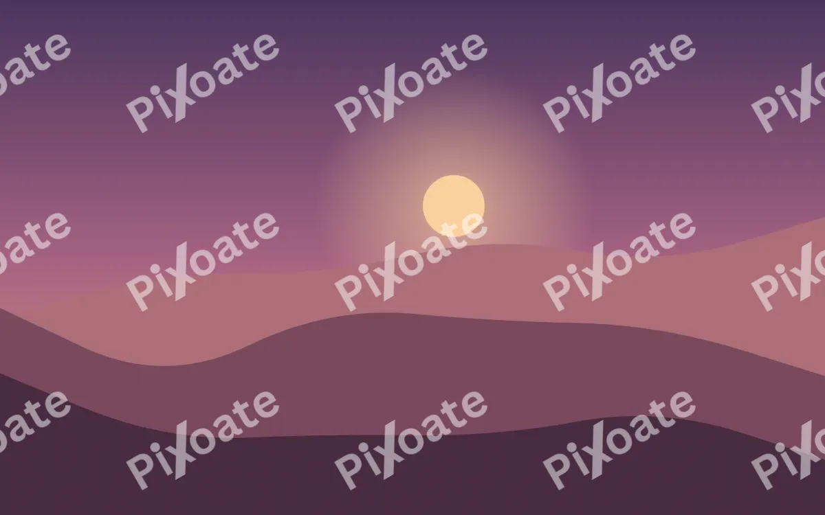 Dusk Dunes Dusk Dunes — dark purple, red and pink desert background