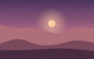 Dusk Dunes III Dusk Dunes III — dark purple, red and pink desert background, variation III