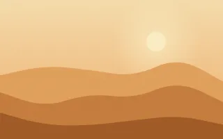 Golden Dunes — colourful beige, orange and brown desert background
