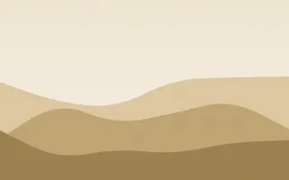 Ivory Desert II — light beige and orange desert background, variation II