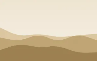 Ivory Desert III — light beige and orange desert background, variation III