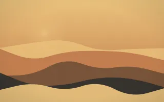 Sculpted Dunes XI — colourful orange, brown and grey desert background, variation XI