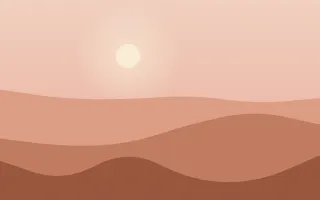Rose Sands — light orange desert background
