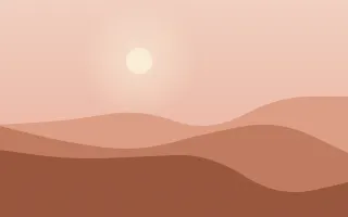 Rose Sands II Rose Sands II — light orange desert background, variation II