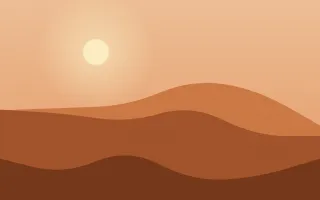 Scarlet Mesa — colourful orange and brown desert background