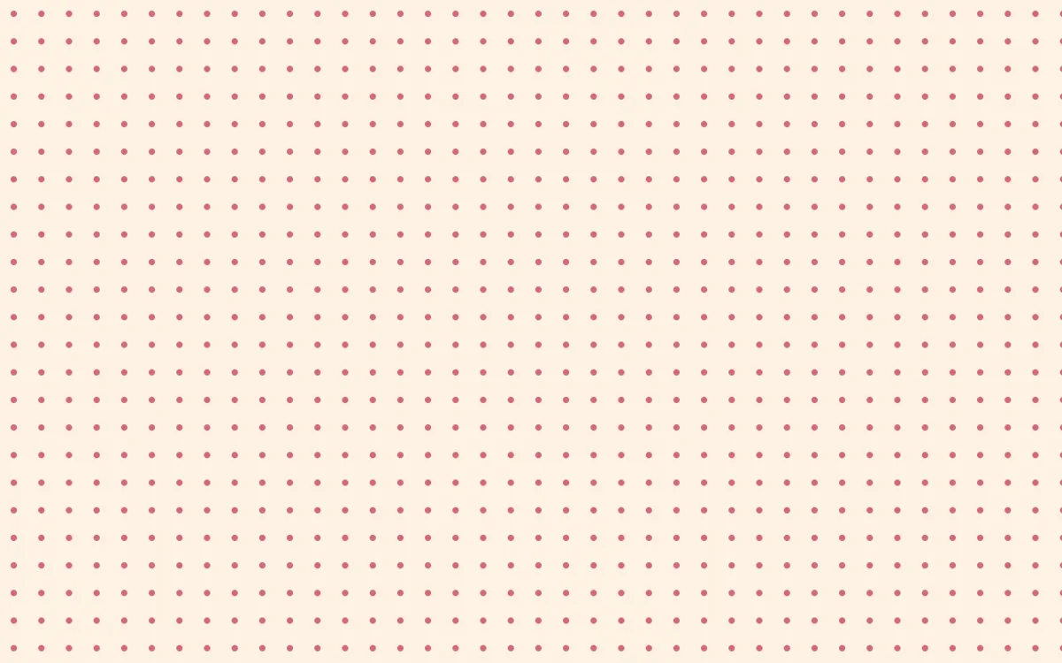 Island Punch Dots — light beige and red dot pattern background