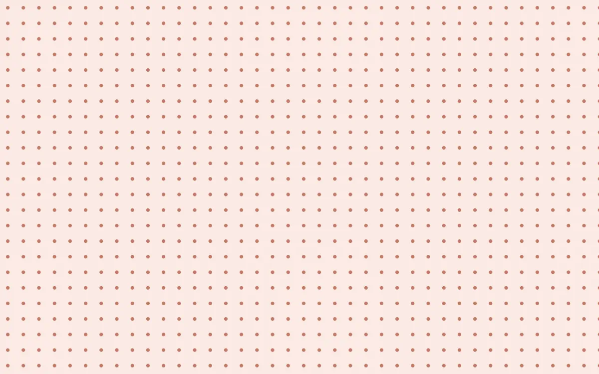 Jaipur Rose Dots — light orange and red dot pattern background
