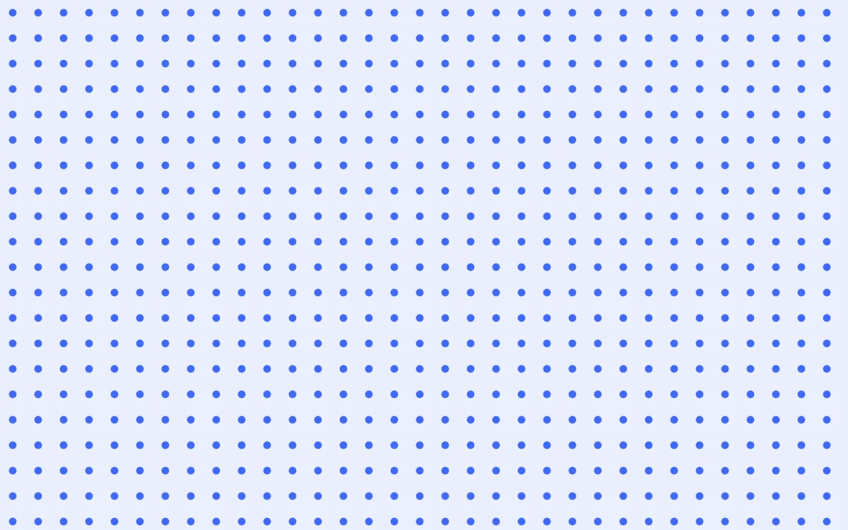 Klein Bold Dots — light white and blue dot pattern background