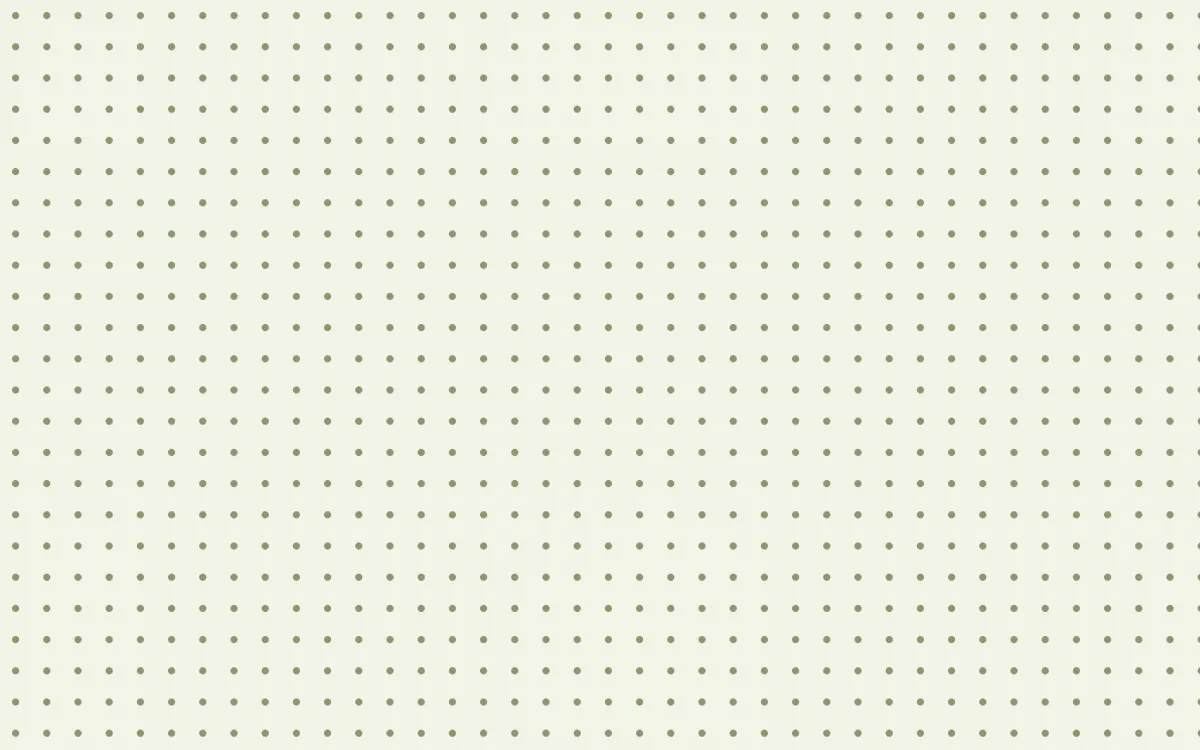 Matcha House Dots — light white and green dot pattern background