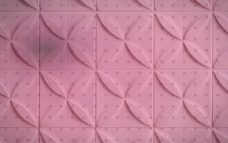 Dots Rim Light — dark black and pink dot pattern background