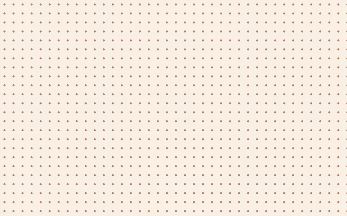 Santa Fe Adobe Dots — light beige and orange dot pattern background