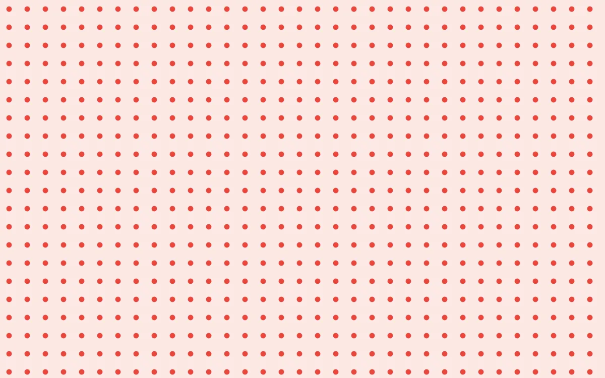 Signal Red Bold Dots — light red dot pattern background