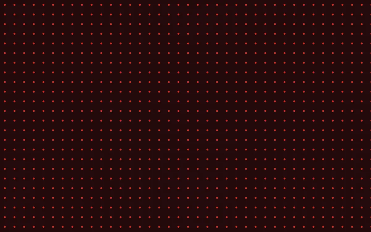 Signal Red Night Dots — dark black and red dot pattern background