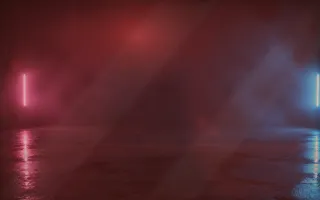 Duotone Candle Glow — dark black and red duotone background