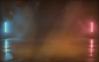 Duotone Gallery Light — colourful gold and orange duotone background