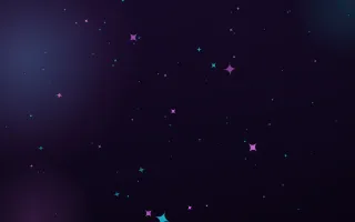 Neon Dust III — dark black, purple and teal electric background, variation III