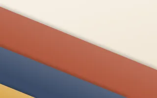 Colorblock Fall — light orange, blue and gold fashion background