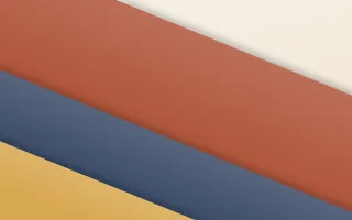Colorblock Fall III — light orange, blue and gold fashion background, variation III