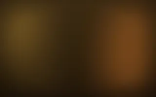 Amber 70s — dark brown, gold and orange film background