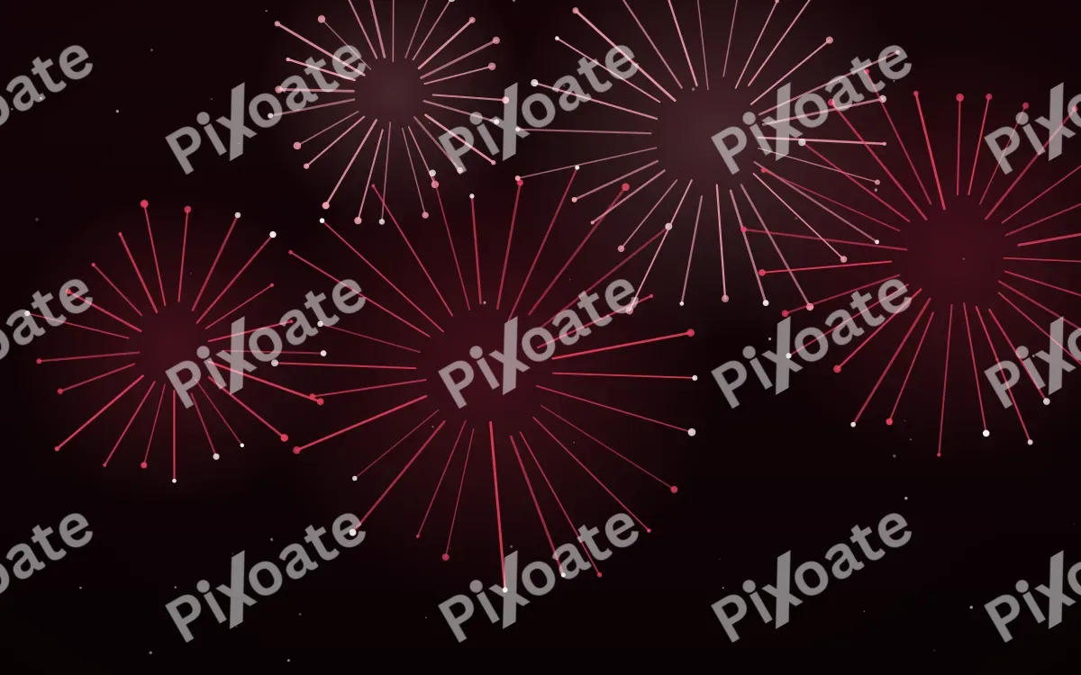 Crimson Celebration — dark black and red firework background