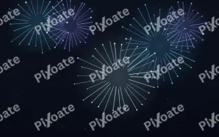 Electric Eve III — dark black and blue firework background, variation III