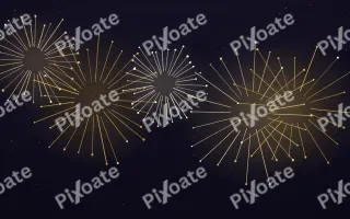 Gala Gold II — dark black, yellow and gold firework background, variation II