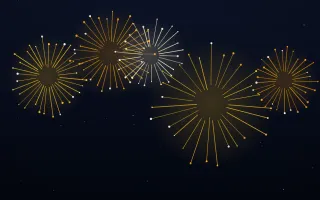 Golden Night Show II Golden Night Show II — dark black, gold and beige firework background, variation II
