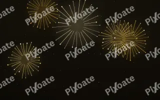 Jubilee Gold II — dark black and gold firework background, variation II