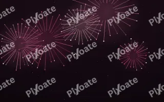 Rose Finale II — dark black and pink firework background, variation II