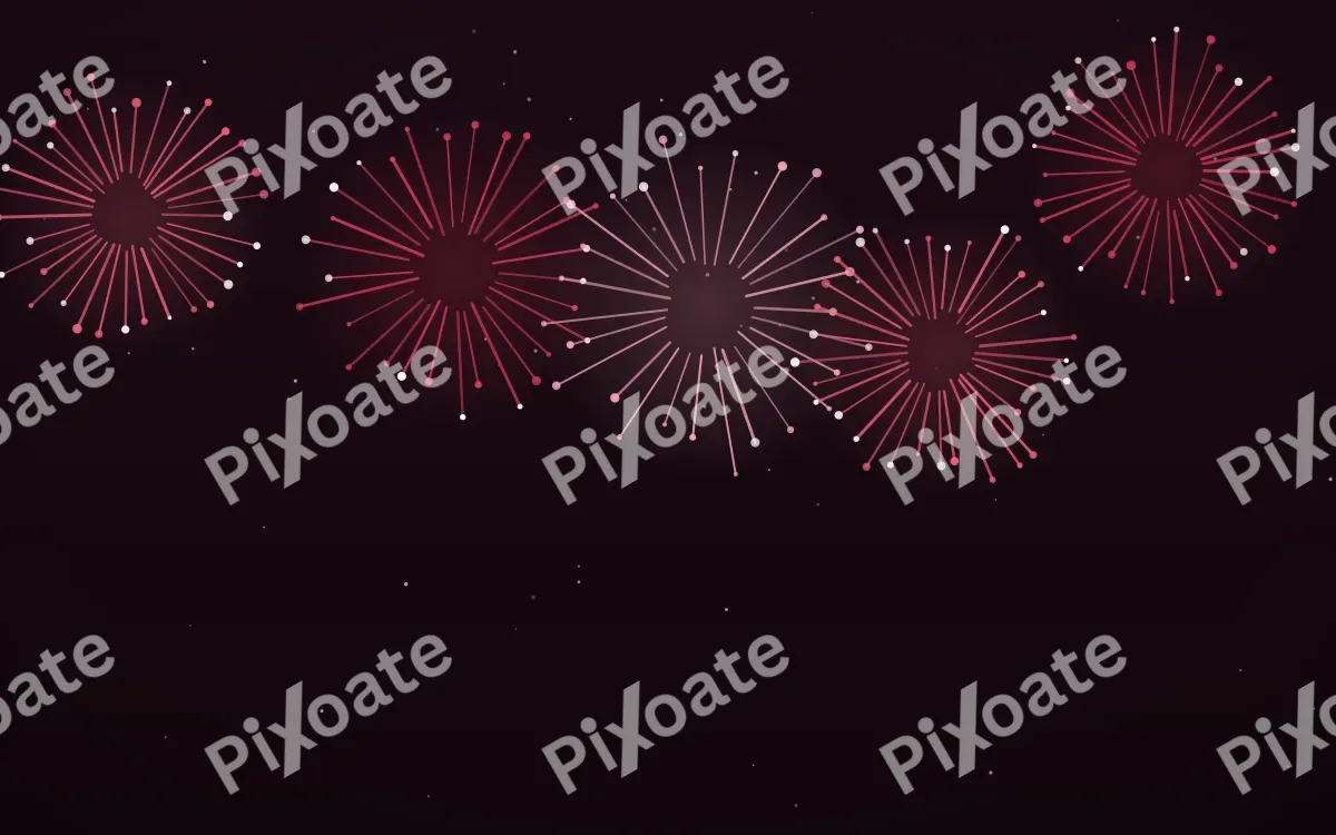 Ruby Night — dark black and red firework background