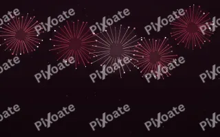 Ruby Night — dark black and red firework background