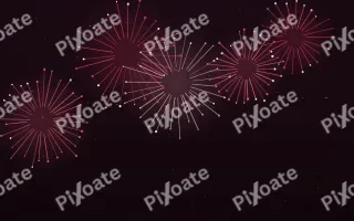 Ruby Night II — dark black and red firework background, variation II