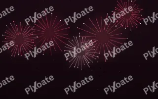 Ruby Night III — dark black and red firework background, variation III