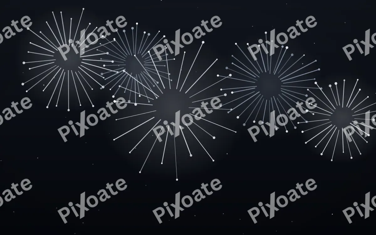 Silver Midnight Silver Midnight — dark black, white and blue firework background