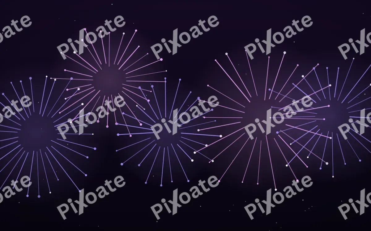 Violet Eve — dark black and purple firework background