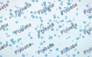 Arctic Frost Daisies Dense — light blue and white floral background