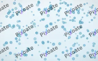 Arctic Frost Daisies Dense II — light blue and white floral background, variation II