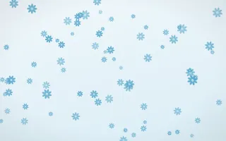 Arctic Frost Daisies II — light blue and white floral background, variation II