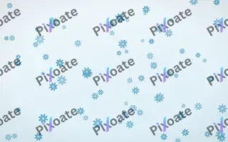 Arctic Frost Daisies III — light blue and white floral background, variation III
