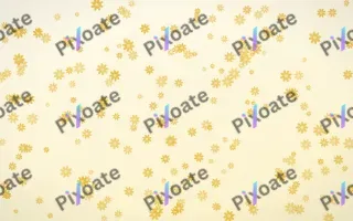 Buttercream Daisies Dense II — light gold, yellow and white floral background, variation II
