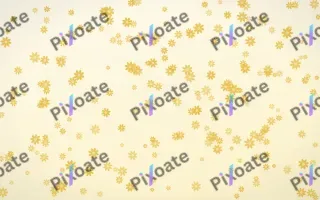 Buttercream Daisies Dense III — light gold, yellow and white floral background, variation III