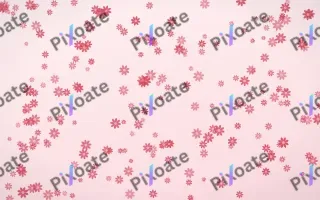 Cherry Soda Daisies Dense III — light red and white floral background, variation III