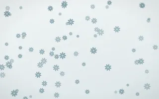 Coastal Fog Daisies III — light blue and white floral background, variation III