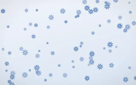 Denim Day Daisies — light blue and white floral background