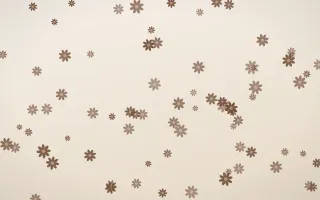 Espresso Daisies II — light brown, orange and beige floral background, variation II